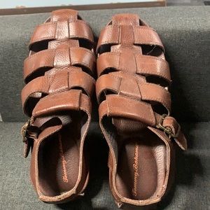Tommy Bahama men’s sandals, size 12, brown leather